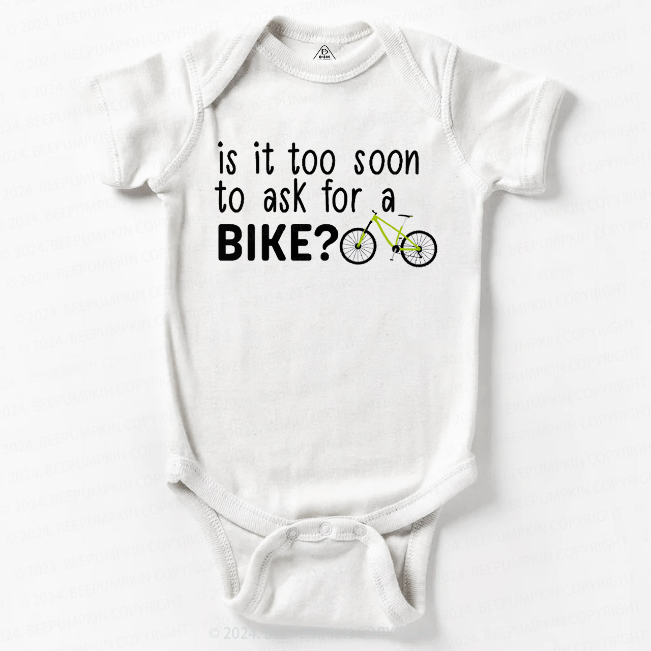 Is It Too Soon To Ask For A Bike Baby Bodysuit 7