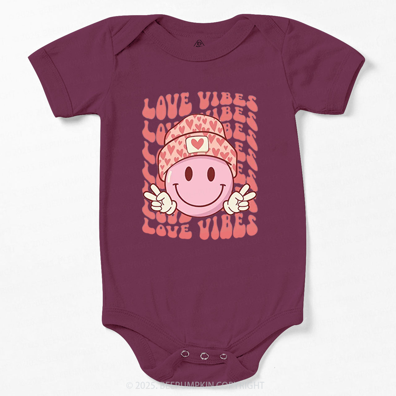 Love Vibes Valentine Bodysuit Beepumpkin