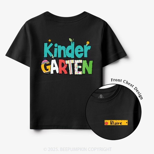 Personalized Letter Grade Toddler&Kid's Tees Beepumpkin