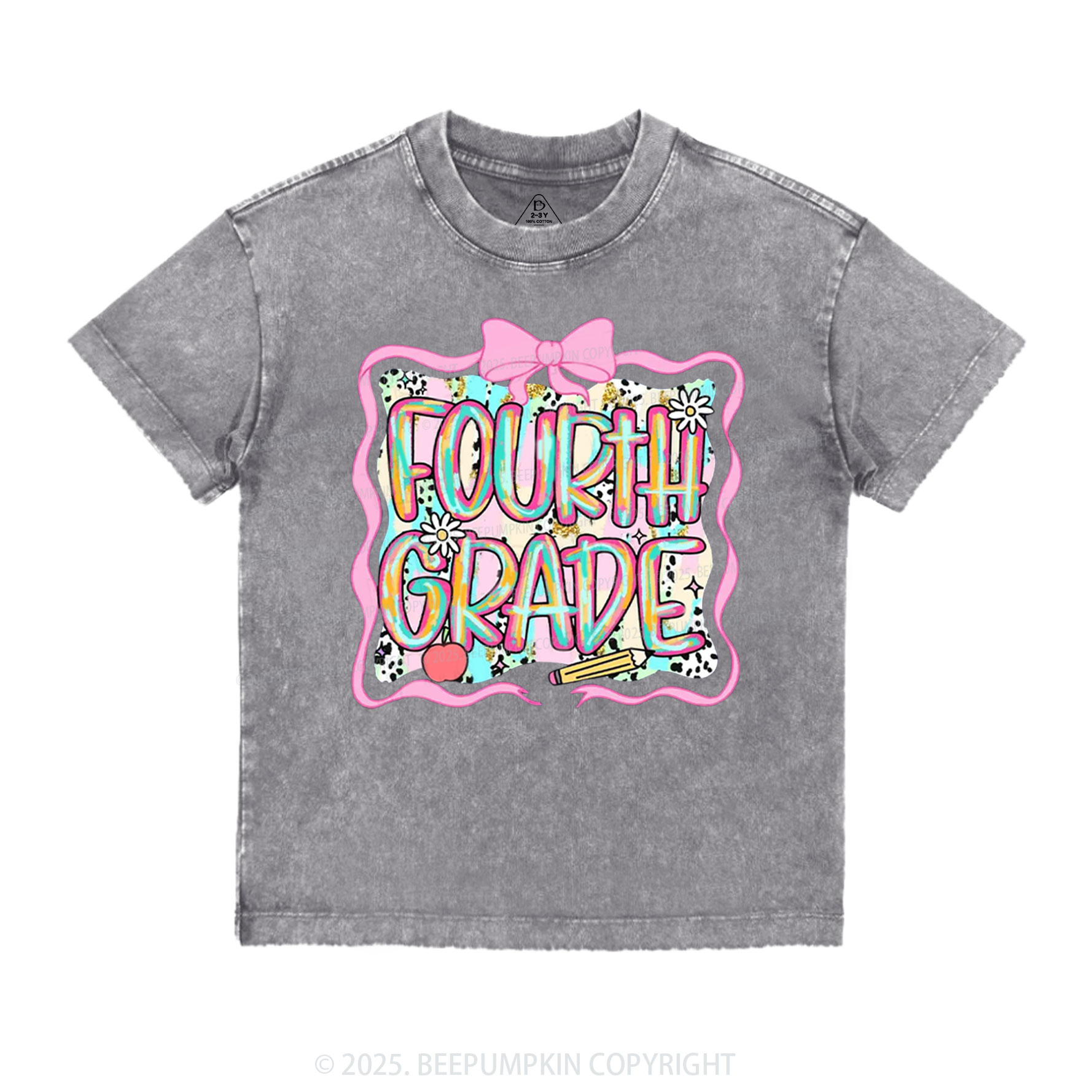 Personalized Sweet School Days Toddler&Kids Washed Tees