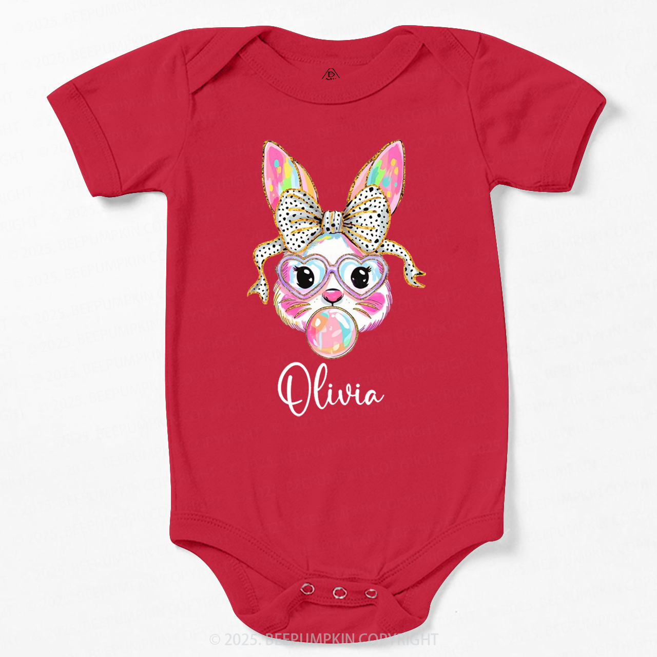 Personalized Easter Bunny Bodysuit Beepumpkin