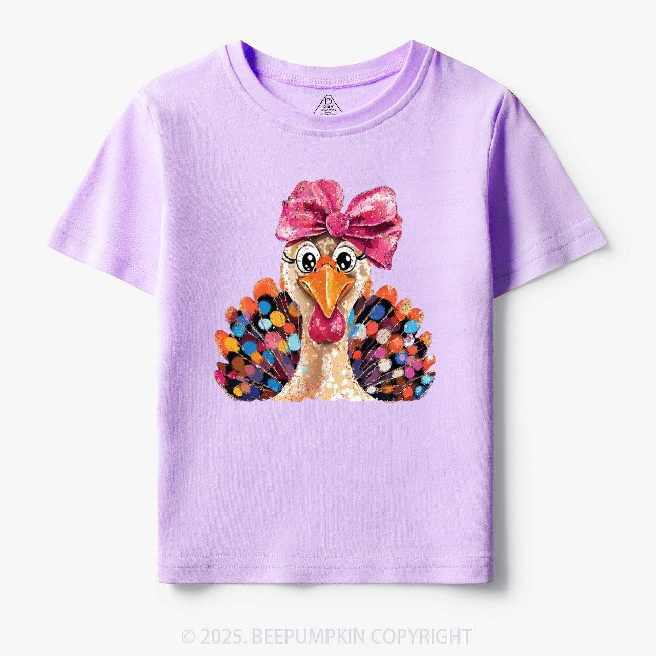 Turkey At The Table Thanksgiving Toddler&Kid's Tees Beepumpkin