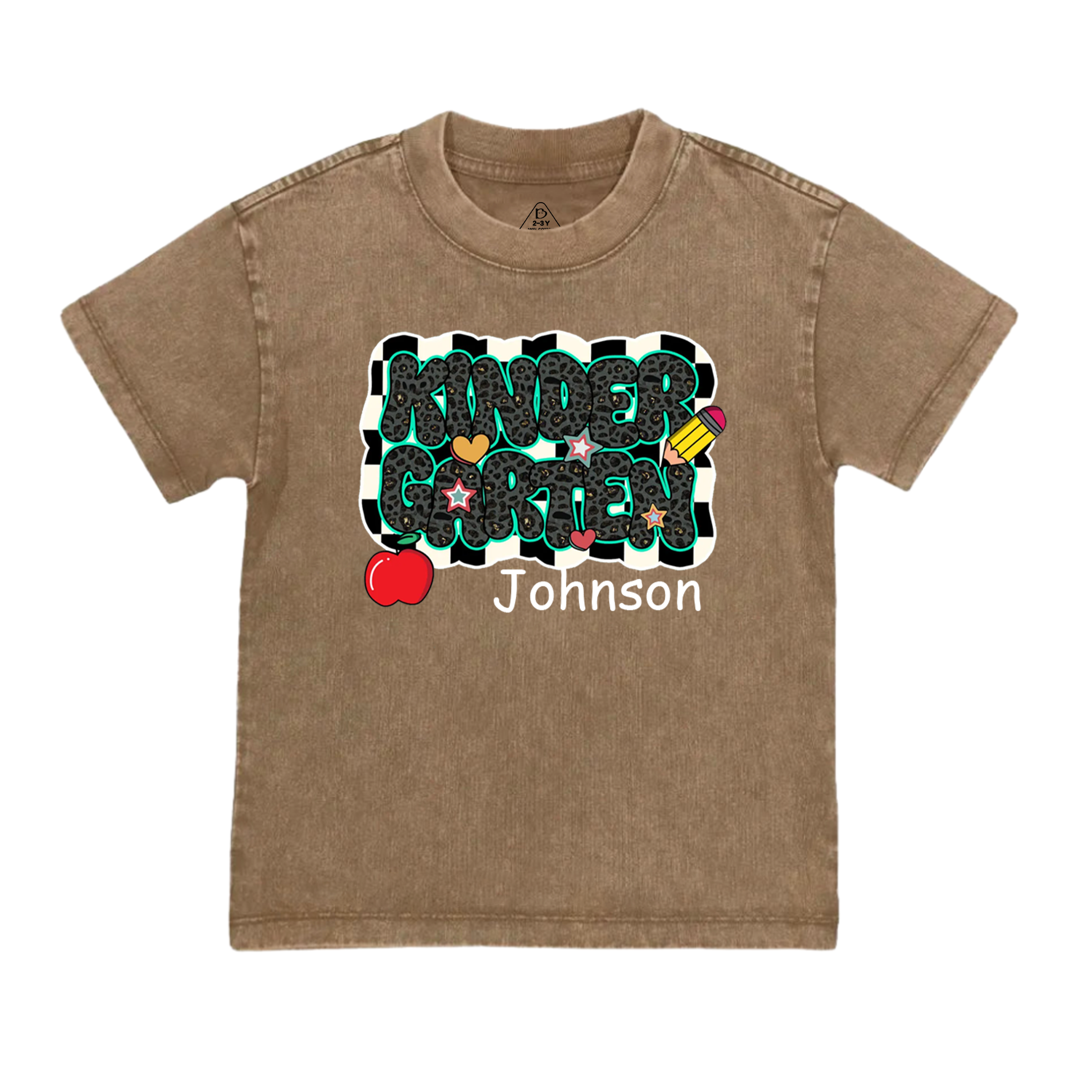 Personalized Back To School Bundle Toddler&Kids Washed Tees