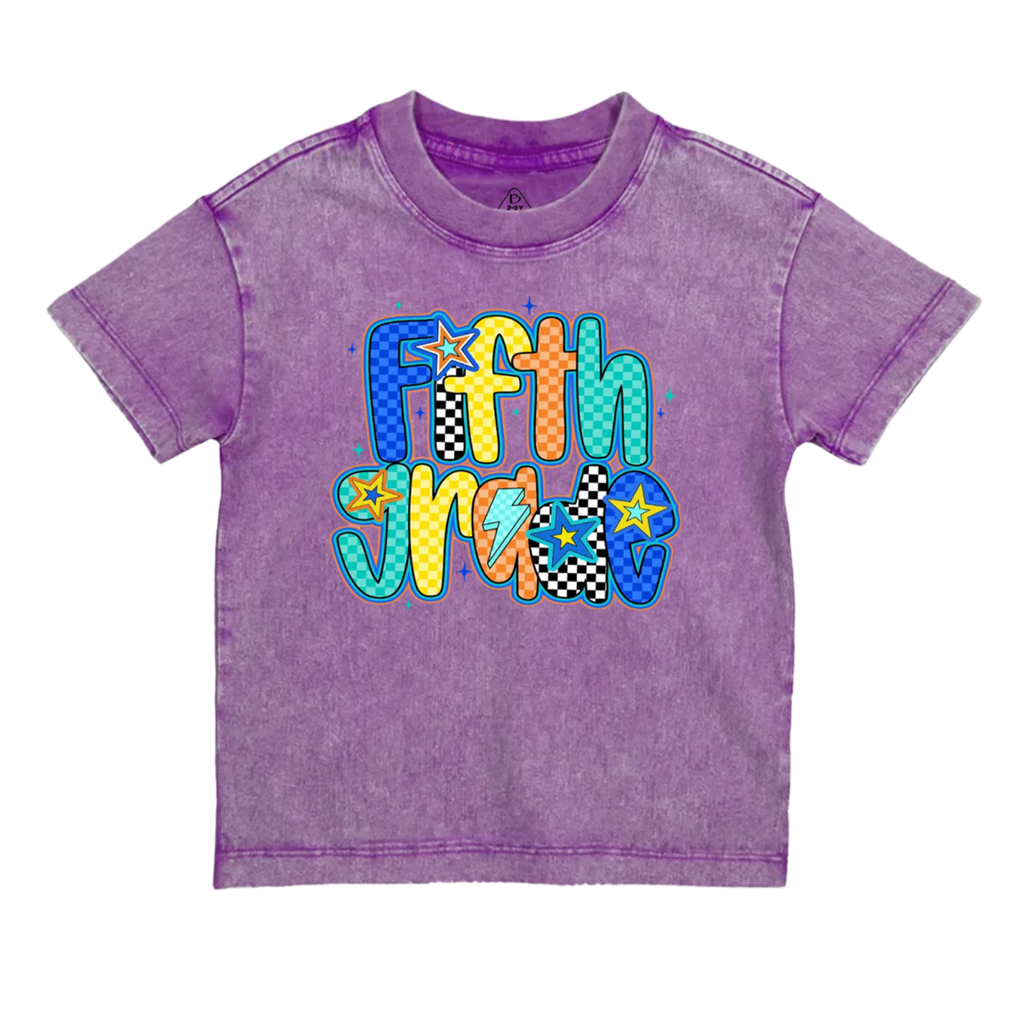 Personalized Retro Back To School Season Toddler&Kids Washed Tees