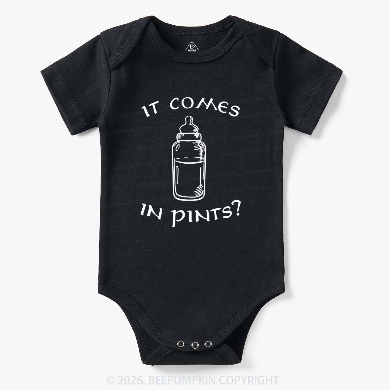 Milk by the Pint Funny Bodysuit