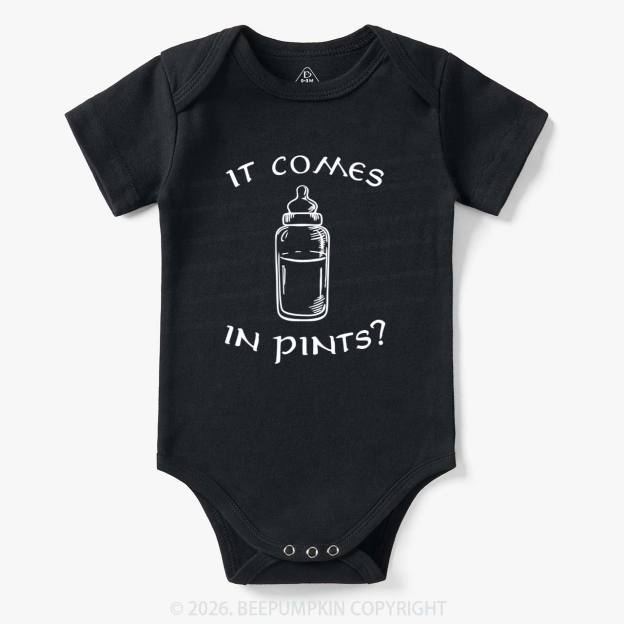 Milk by the Pint Funny Bodysuit