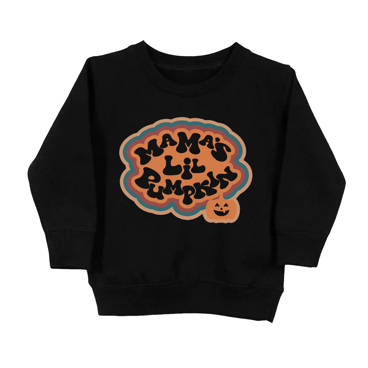 Halloween Mama's Lil Pumpkin Kids Sweatshirt
