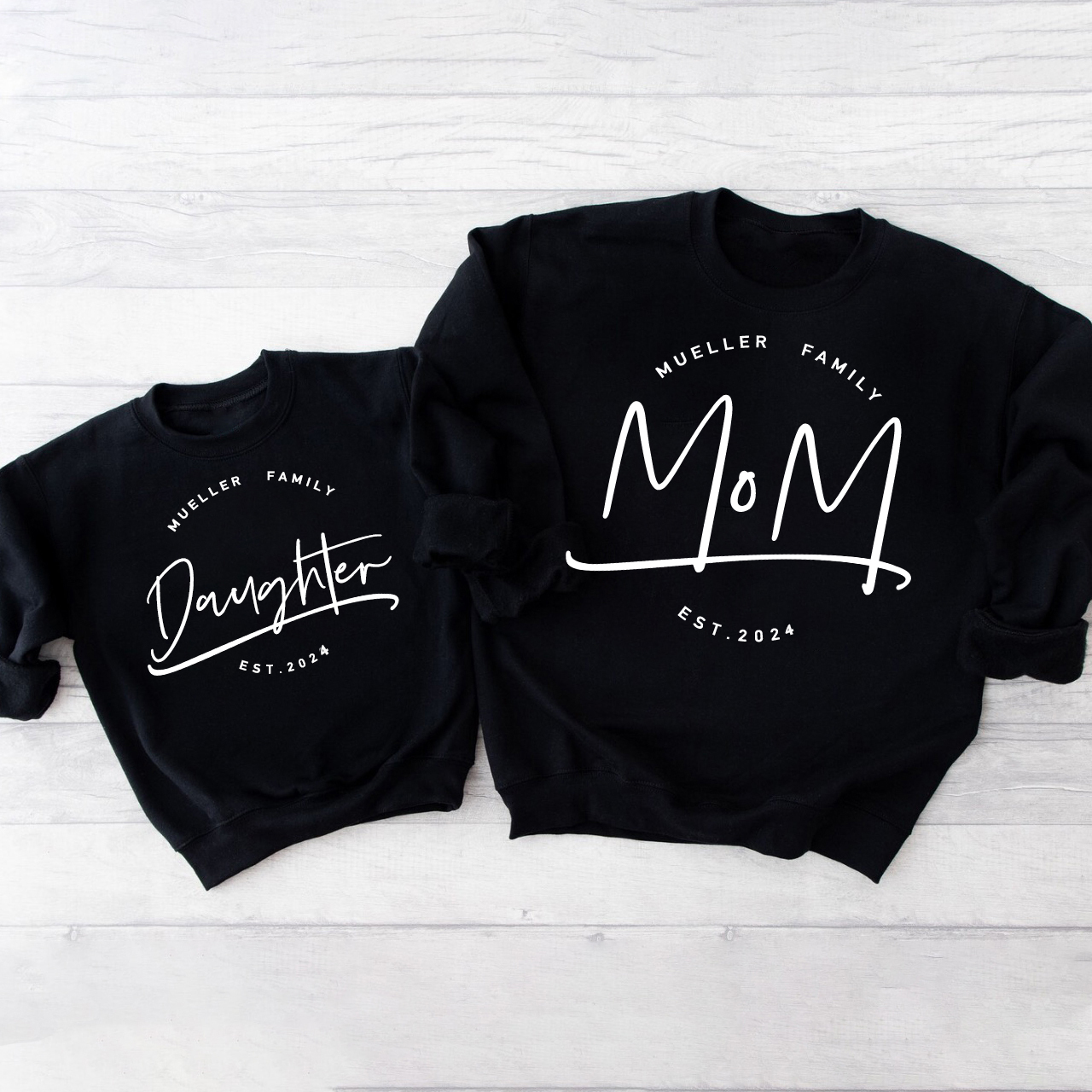 Family Group Daily Matching Sweatshirts