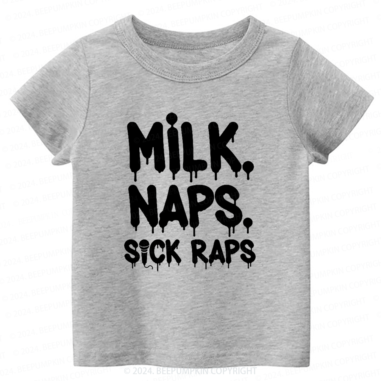 Milk Rap Hip Hop Toddler&Kids Tees