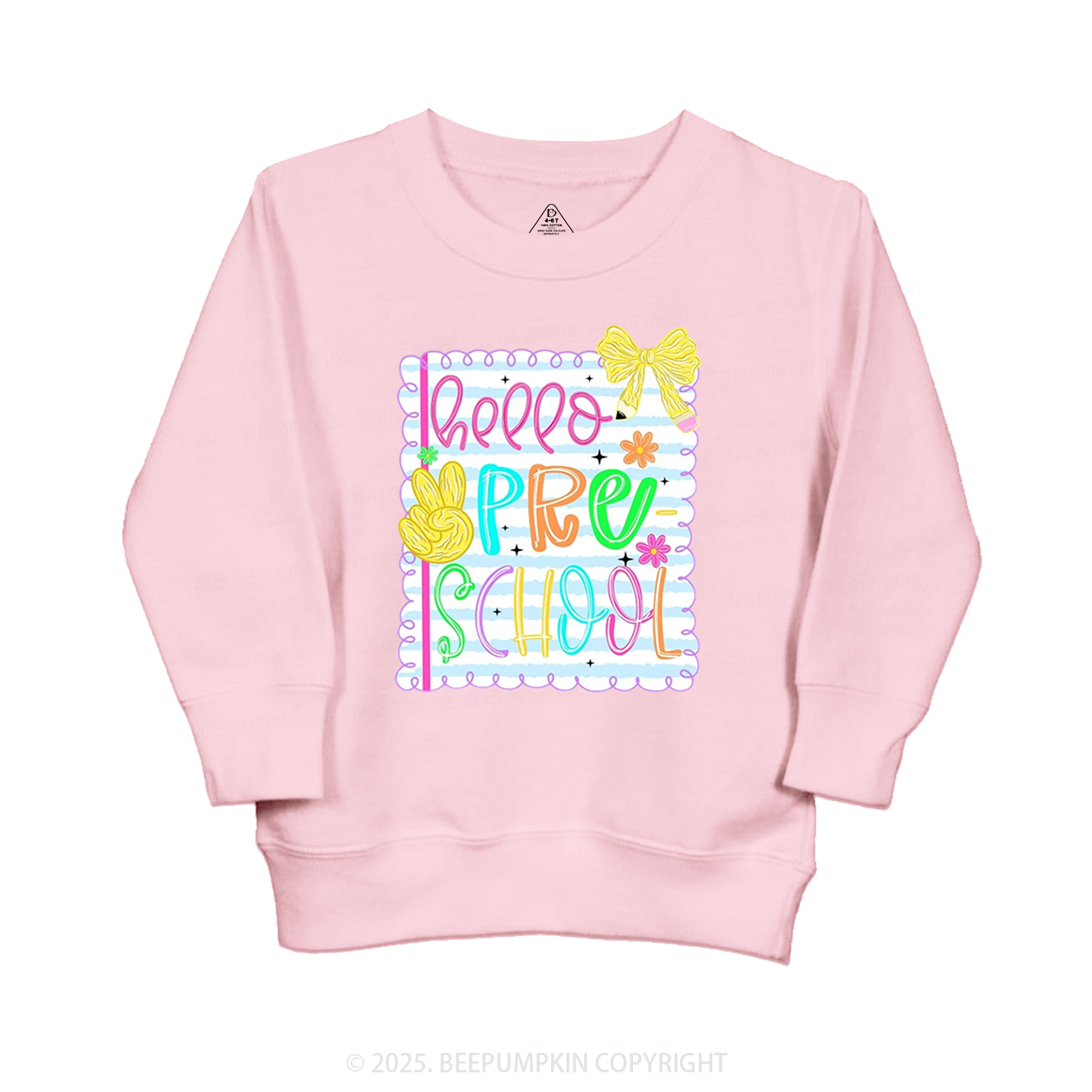 Personalized Back-To-School Greetings Kid's Sweatshirt