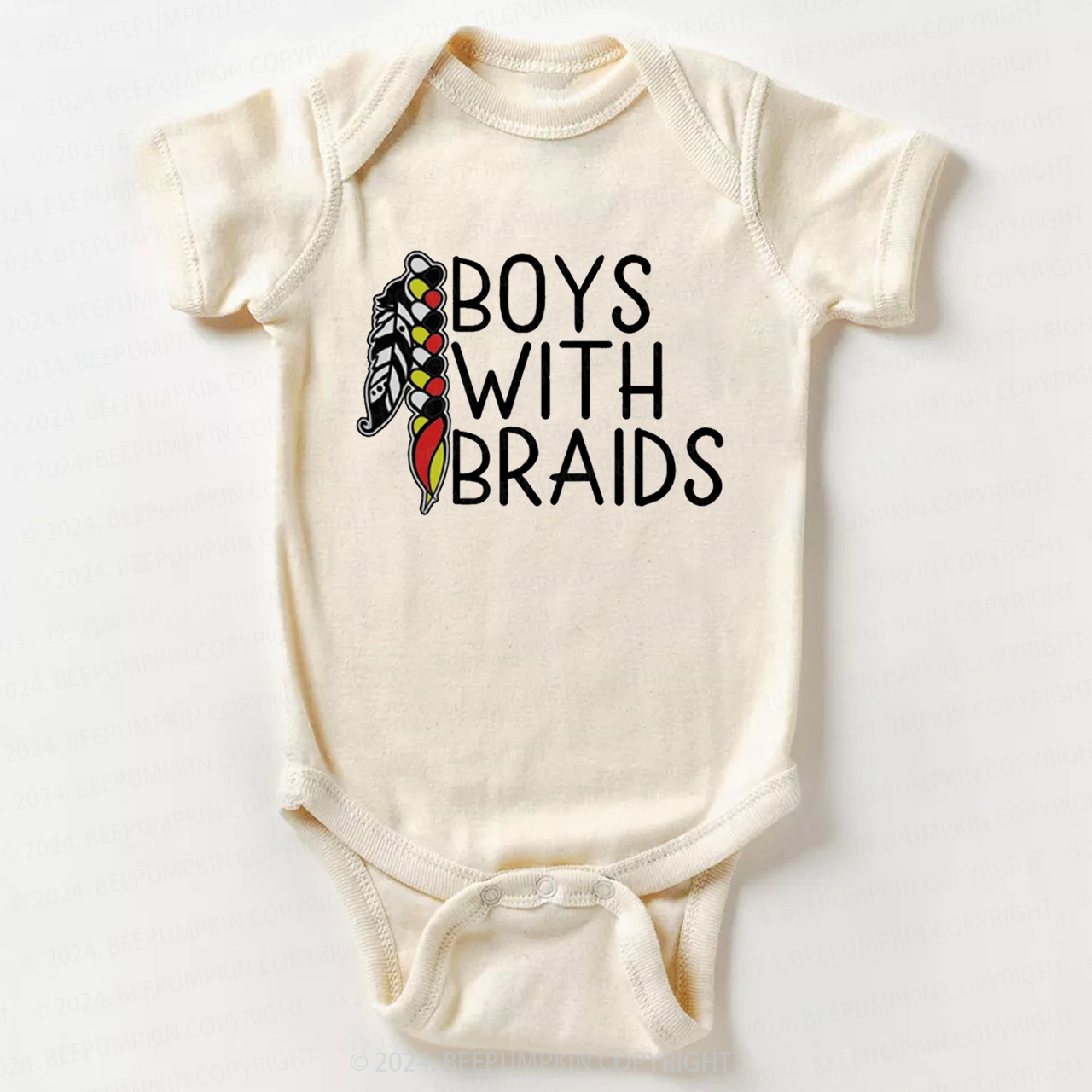 Boys With Braids Bodysuit For Baby 7