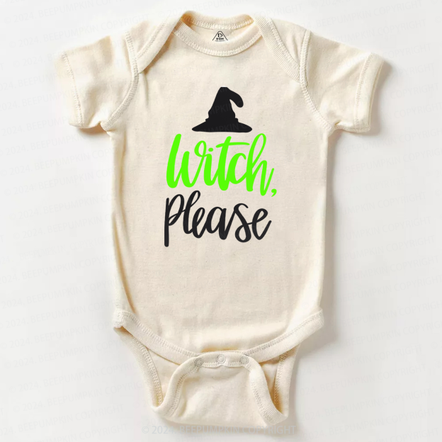 Witch Please Halloween Baby Bodysuits 