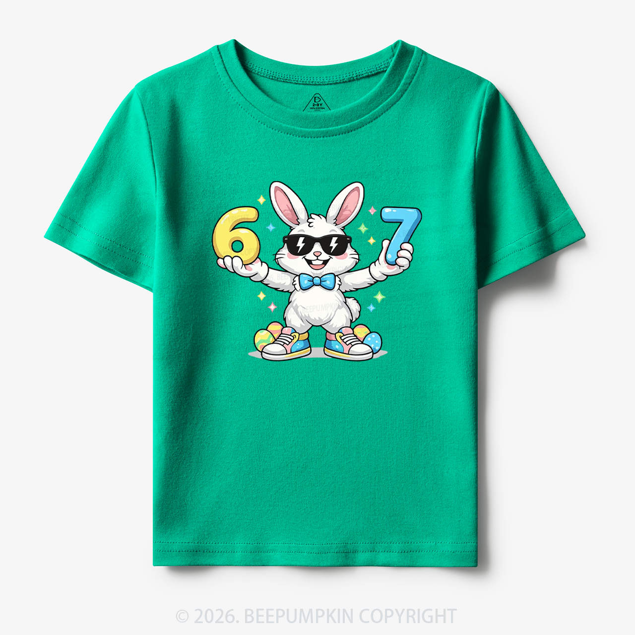 Hip‑Hop 67 Bunny Toddler&Kid's Tees