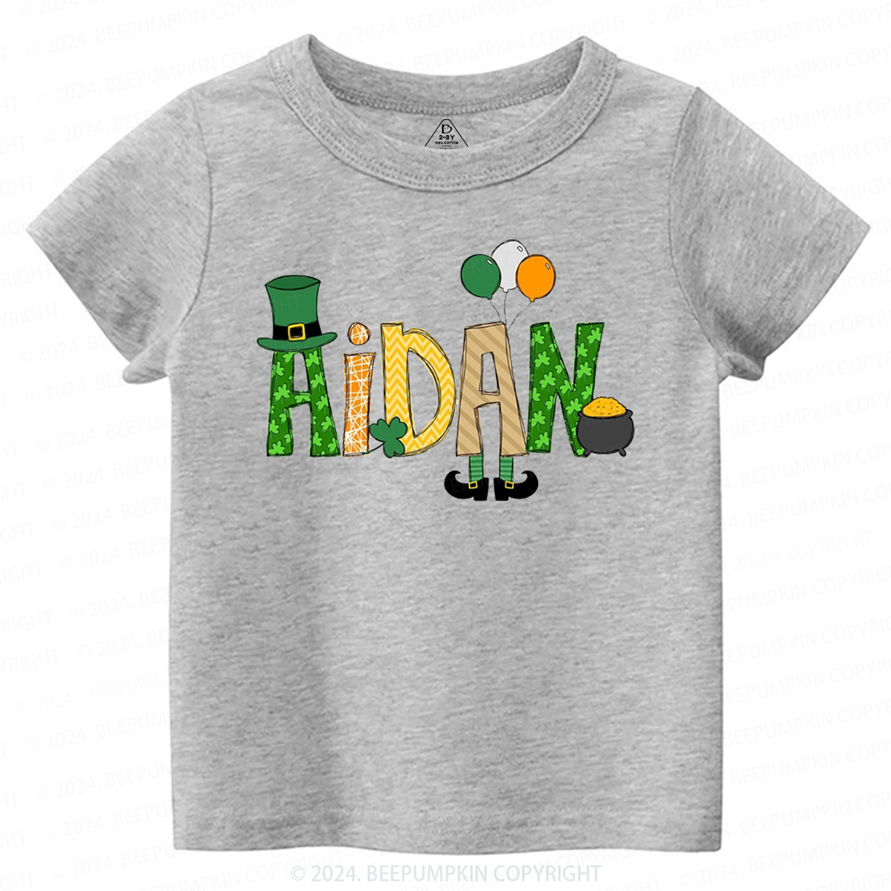 Personalized Elf St Patricks Day Toddler Tees