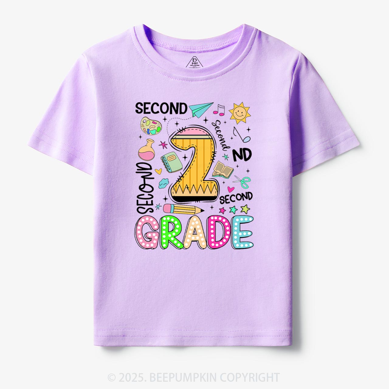 Personalized First Day Of School Toddler&Kid's Tees Beepumpkin