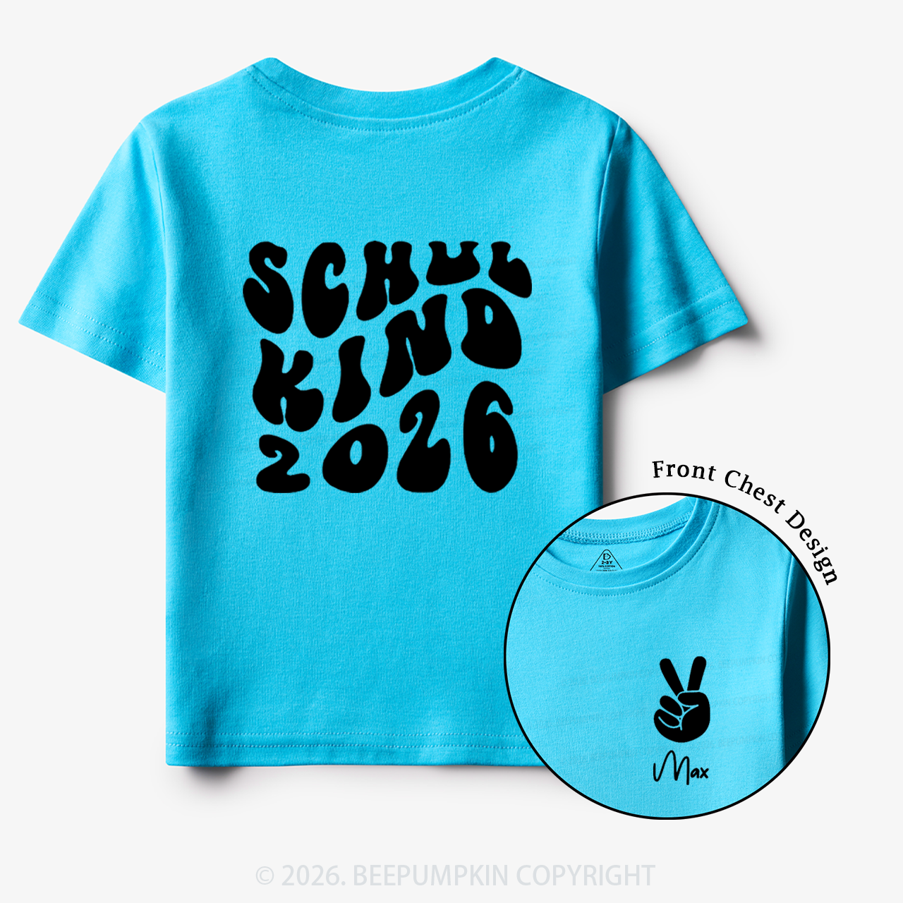 Personalized Schoolchild 2026 Back To School Gift Toddler&Kids Shirts