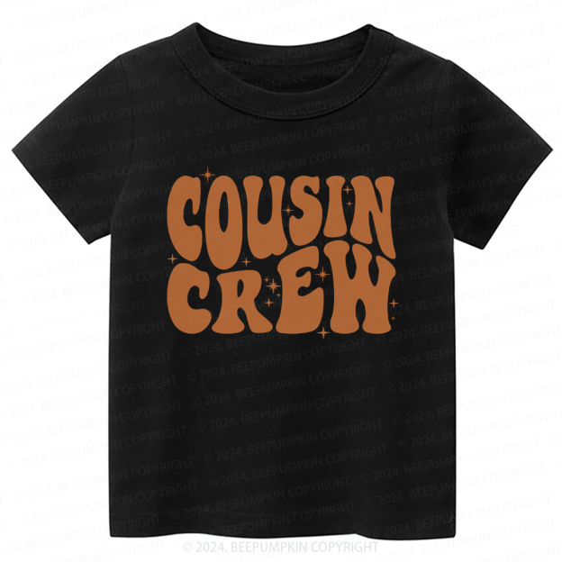 Boho Retro Cousin Crew Toddler&Kids Tees 