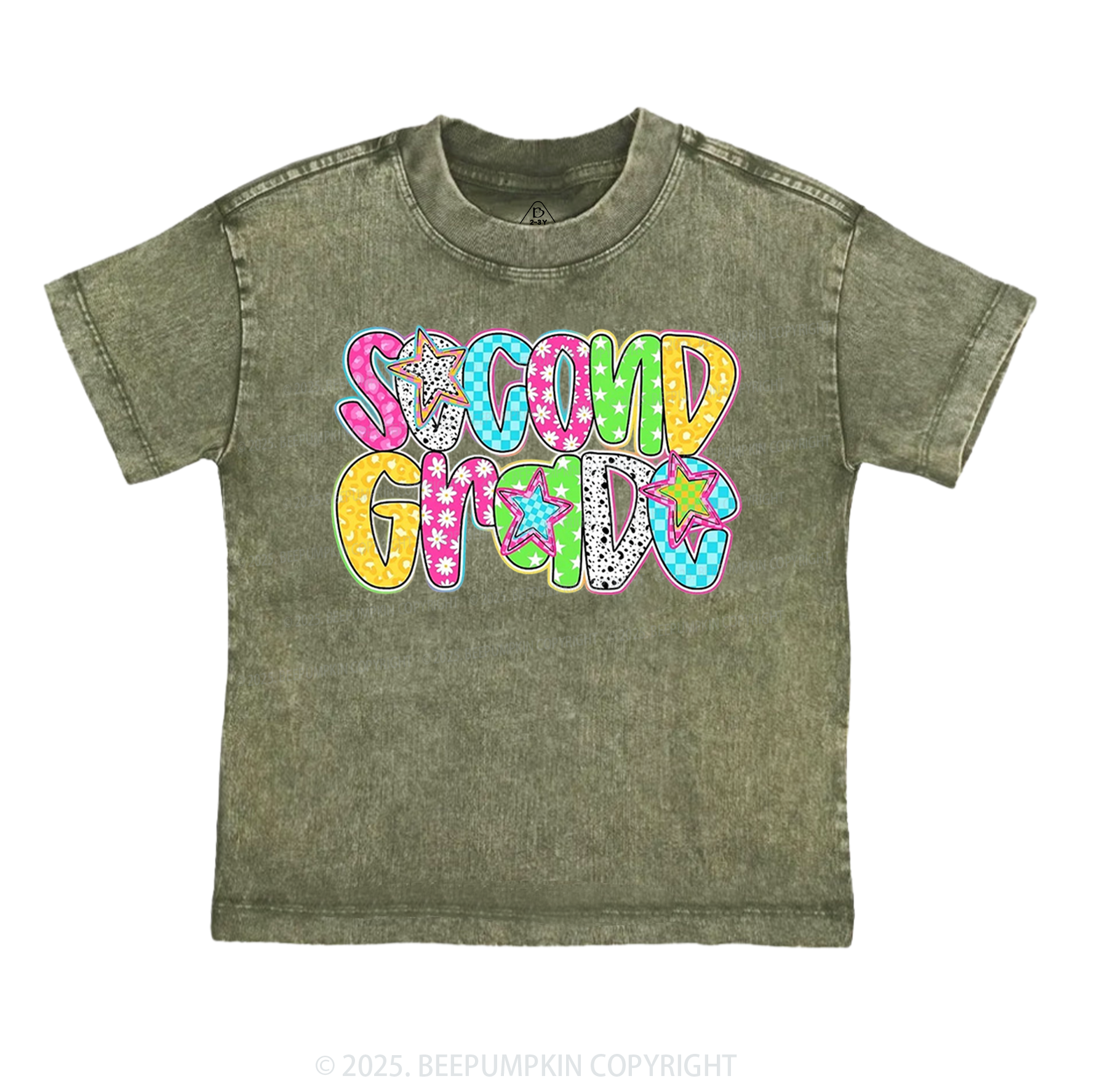 Personalized Grade Glow Up Toddler&Kids Washed Tees