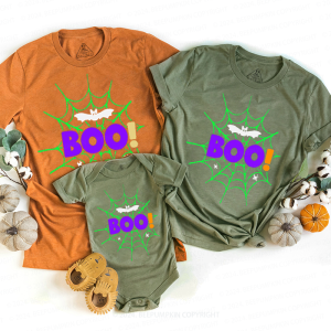 Image of Baby BOO Halloween Family Matching Shirts Beepumpkin