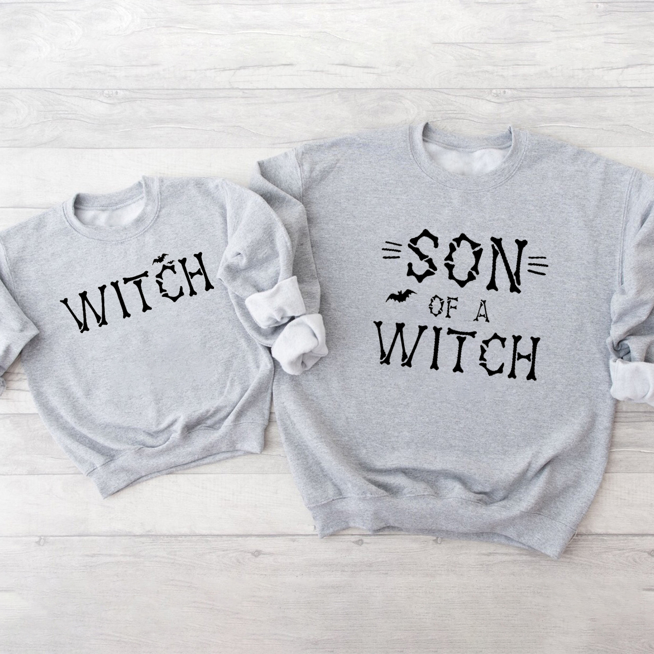 Son Of A Witch Halloween Mom&Me Swetshirt