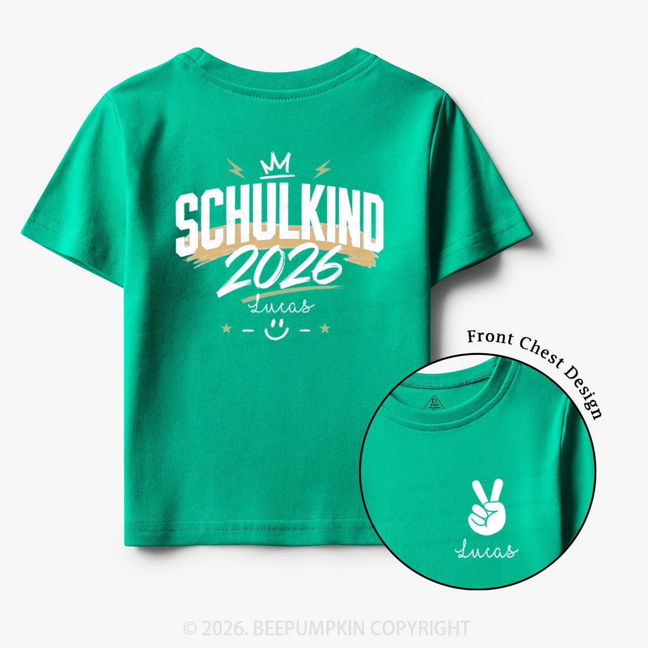 Personalized I'm a Schoolchild Toddler&Kid's Tees