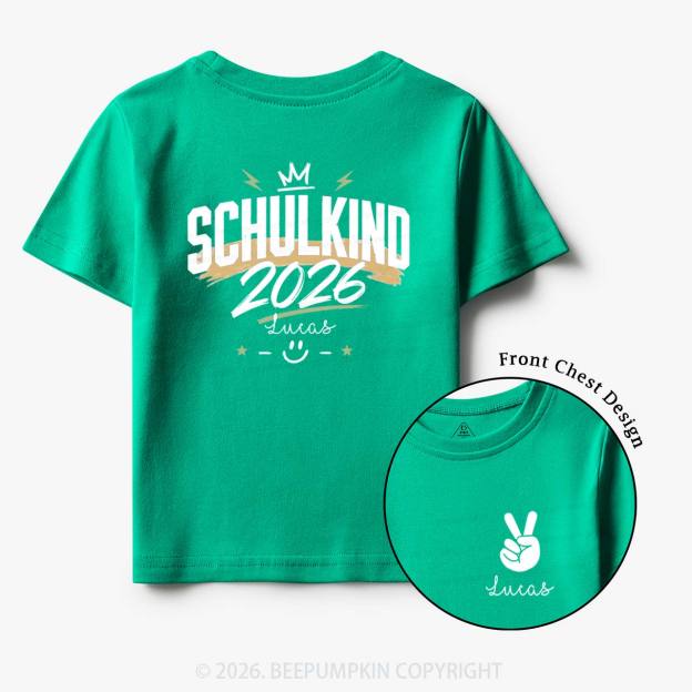 Personalized I'm a Schoolchild Toddler&Kid's Tees