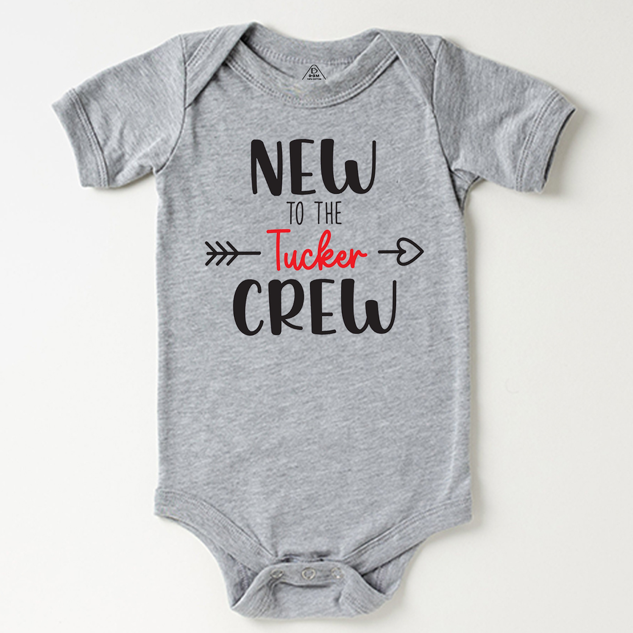 Personalized New To The Crew Bodysuit Beepumpkin