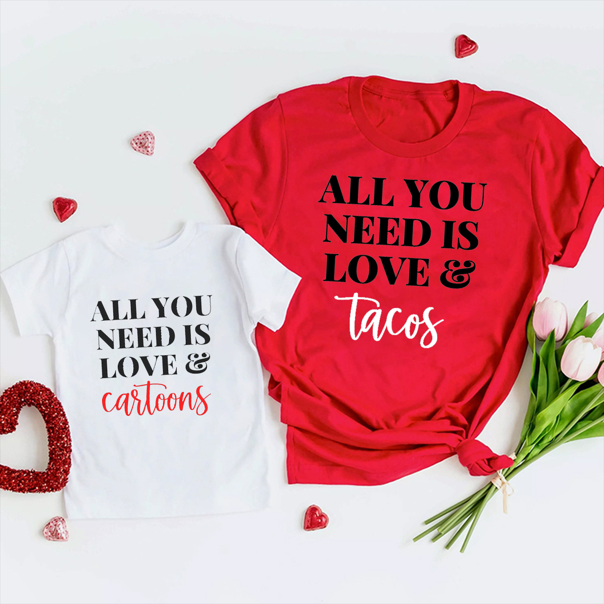 All You Need Is Love&... Family Matching Shirts