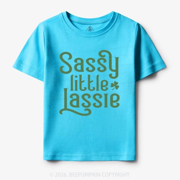 Sassy Little Lassie St. Patrick's Day Toddler&Kid's Tees Beepumpkin