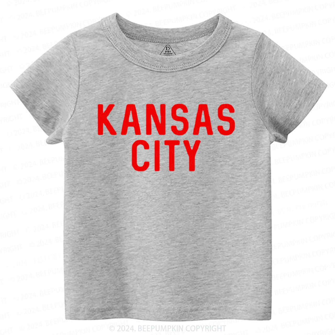 KC Football Toddler&Kids Tees Beepumpkin 