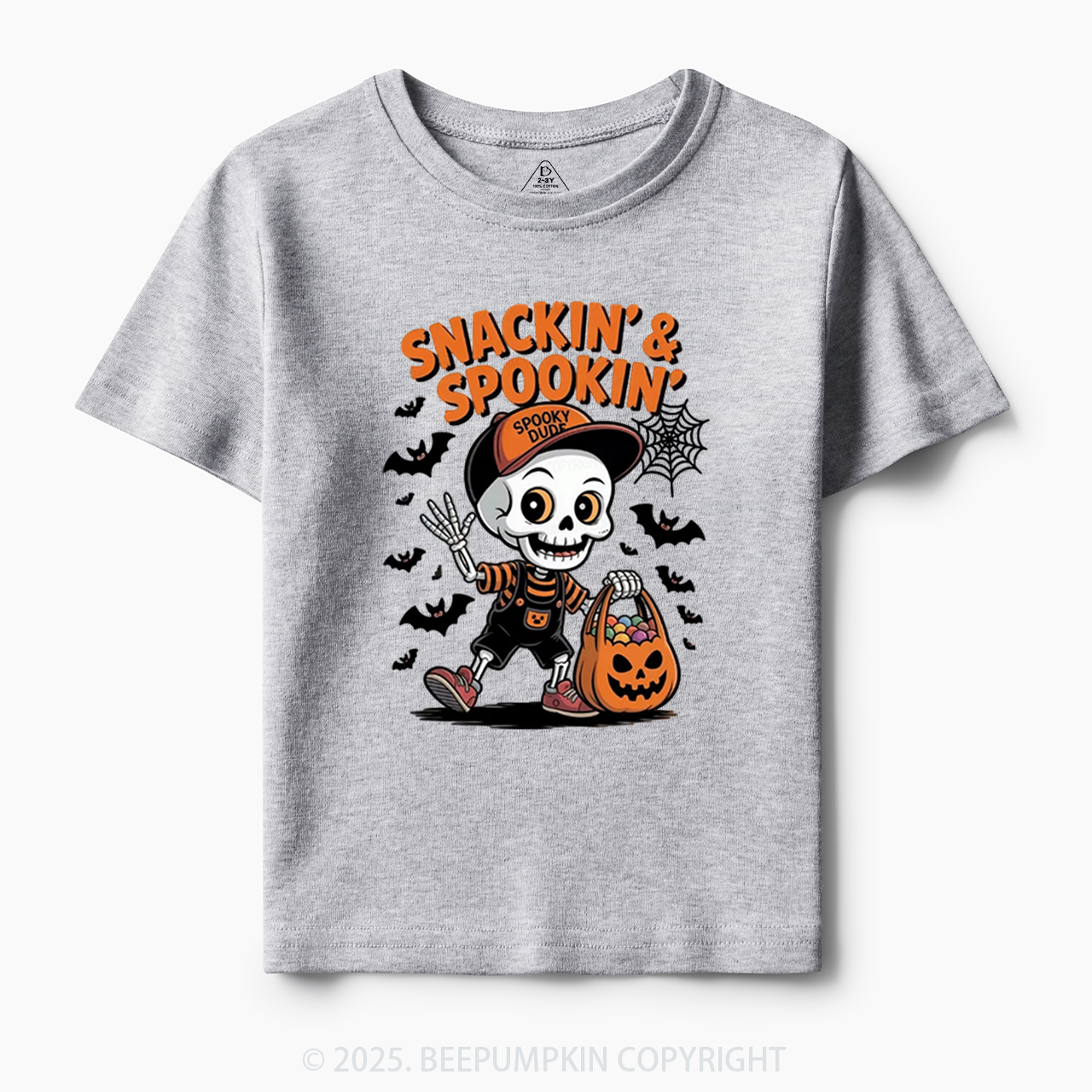 Snackin' & Spookin' Toddler&Kid's Tees Beepumpkin