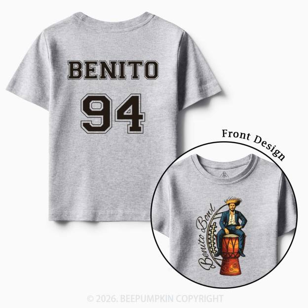 Personalized Benito Bowl Football Fan Toddler&Kid's Tees