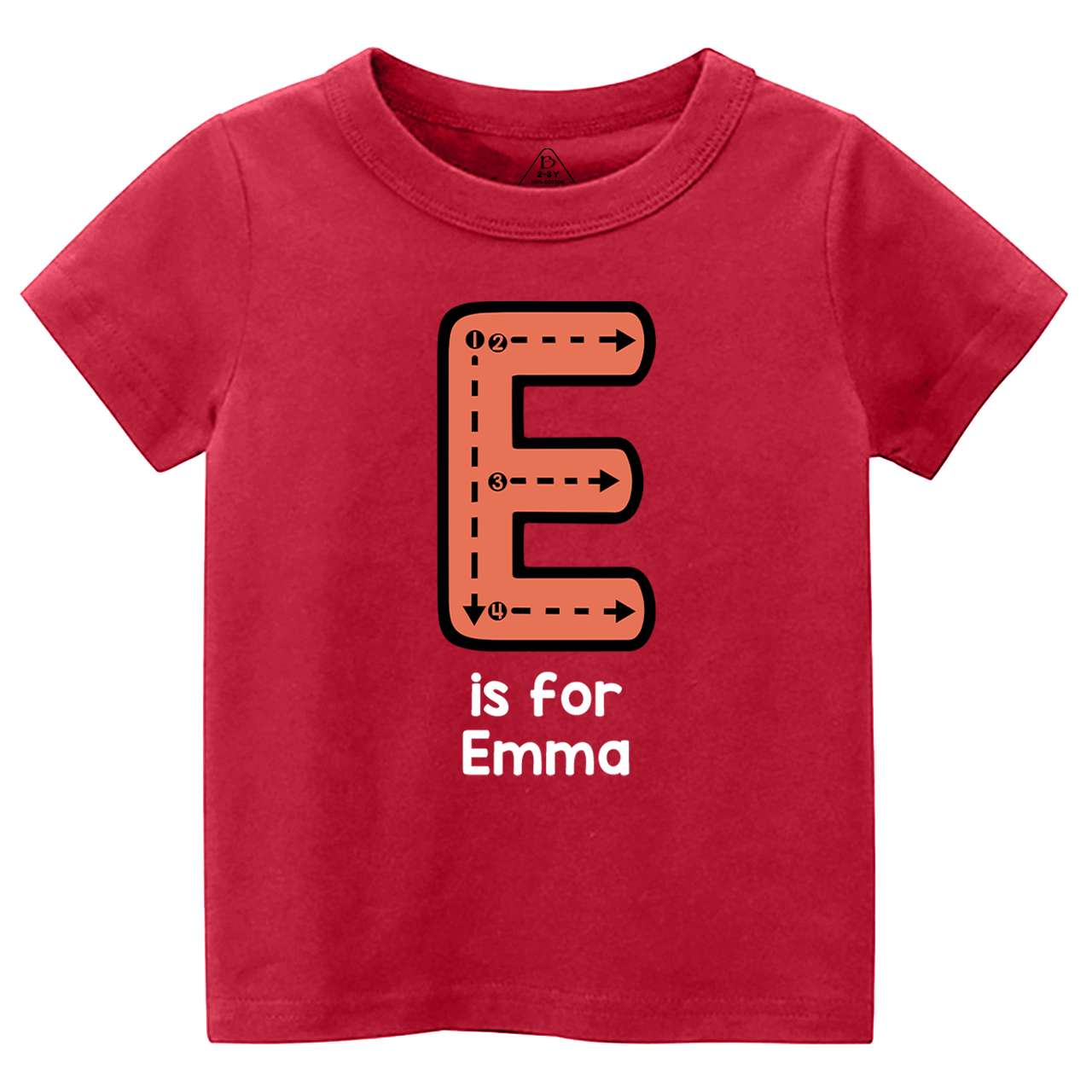 Personalized N Is For Name Tracing Alphabet Kids Shirts
