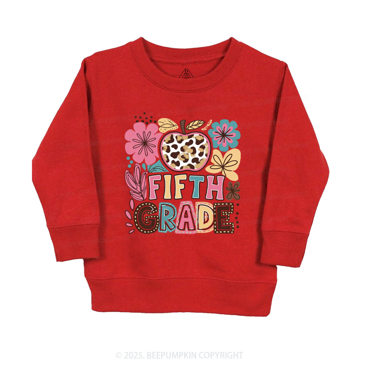 Personalized Apple Blossoms Kid's Sweatshirt
