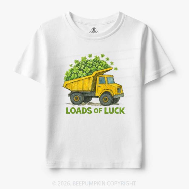 Loads Of Luck St. Patrick's Day Toddler&Kid's Tees Beepumpkin