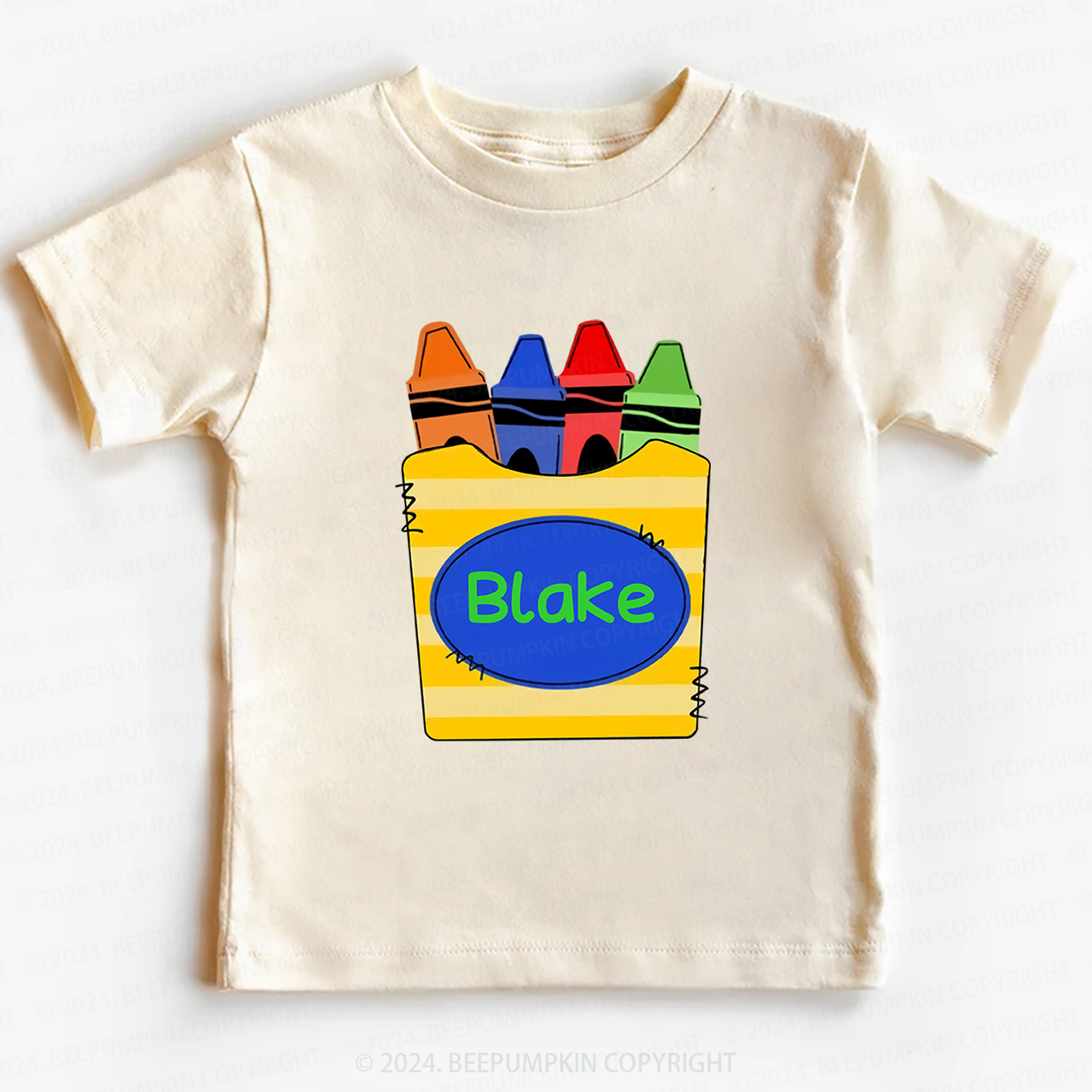 Personalized Boys Crayons Back To School T-shirt