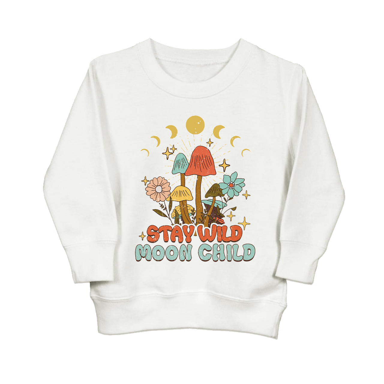 Stay Wild Moon Child Kids Sweatshirt