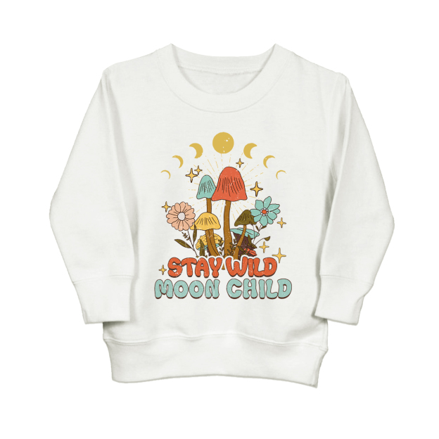 Stay Wild Moon Child Kids Sweatshirt