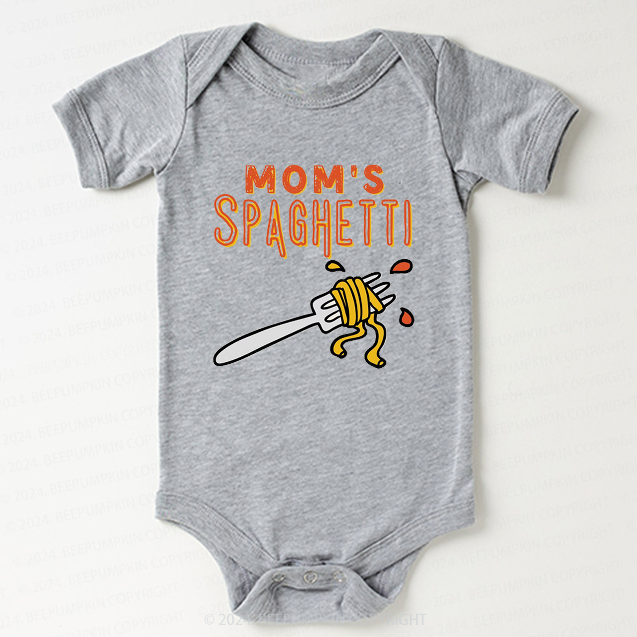 Mom's Spaghetti Bodysuit For Baby 7