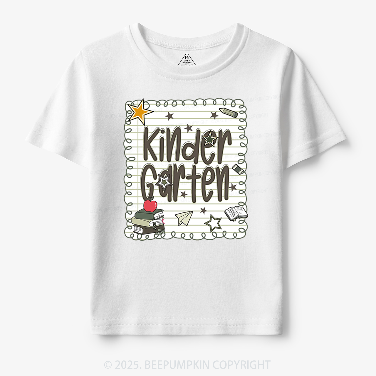 Personalized Starry School Days Toddler&Kid's Tees Beepumpkin