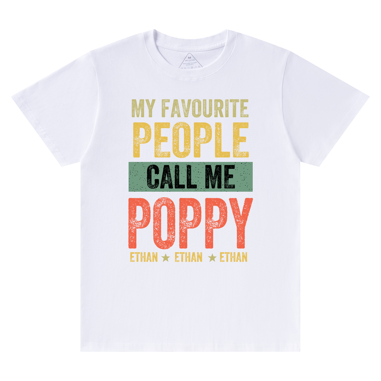 Call Me Poppy Grandpa Shirt Personalized With Name Sale-Beepumpkin™