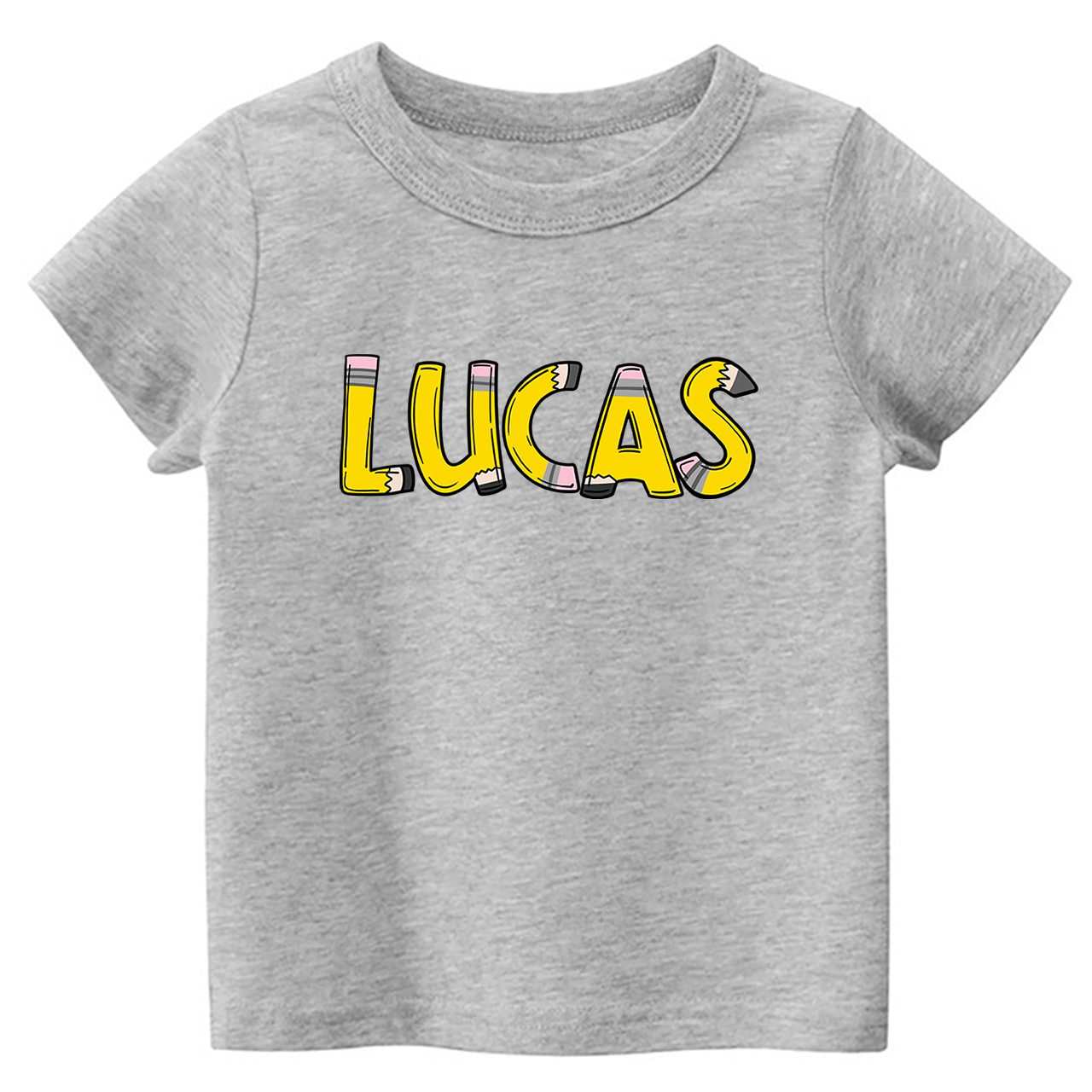 Personalized Pencil Back To School Toddler Shirts