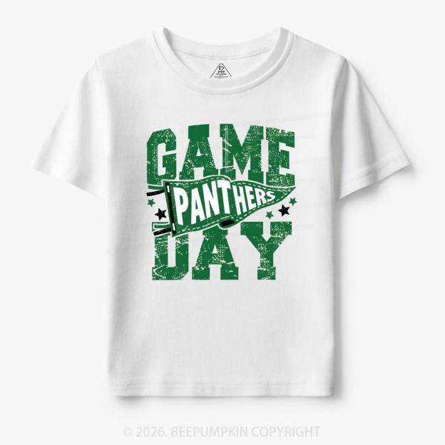 Personalized School Mascot Game Day Retro Toddler&Kid's Tees