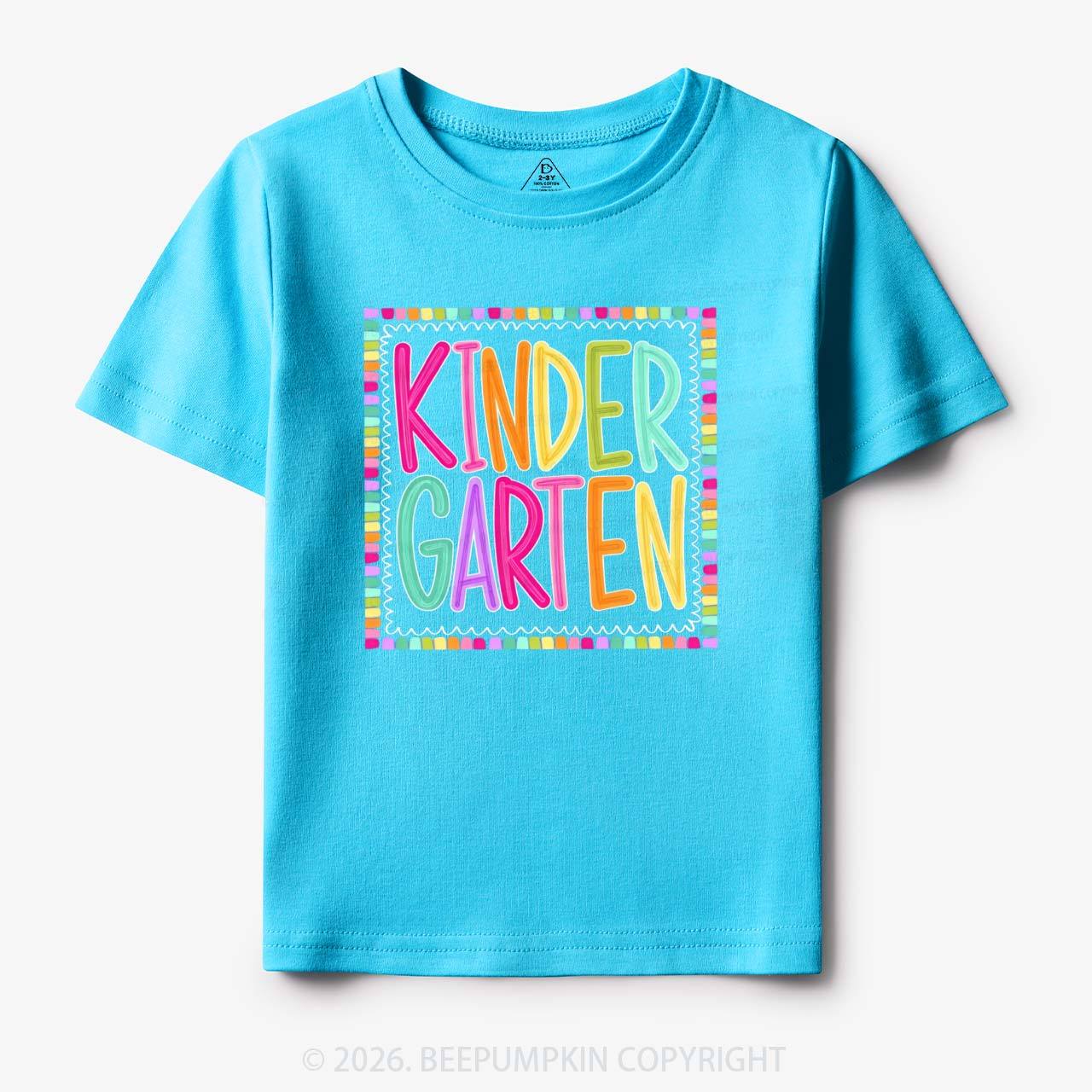 Color Pop Grade Level Back to School Toddler&Kid's Tees