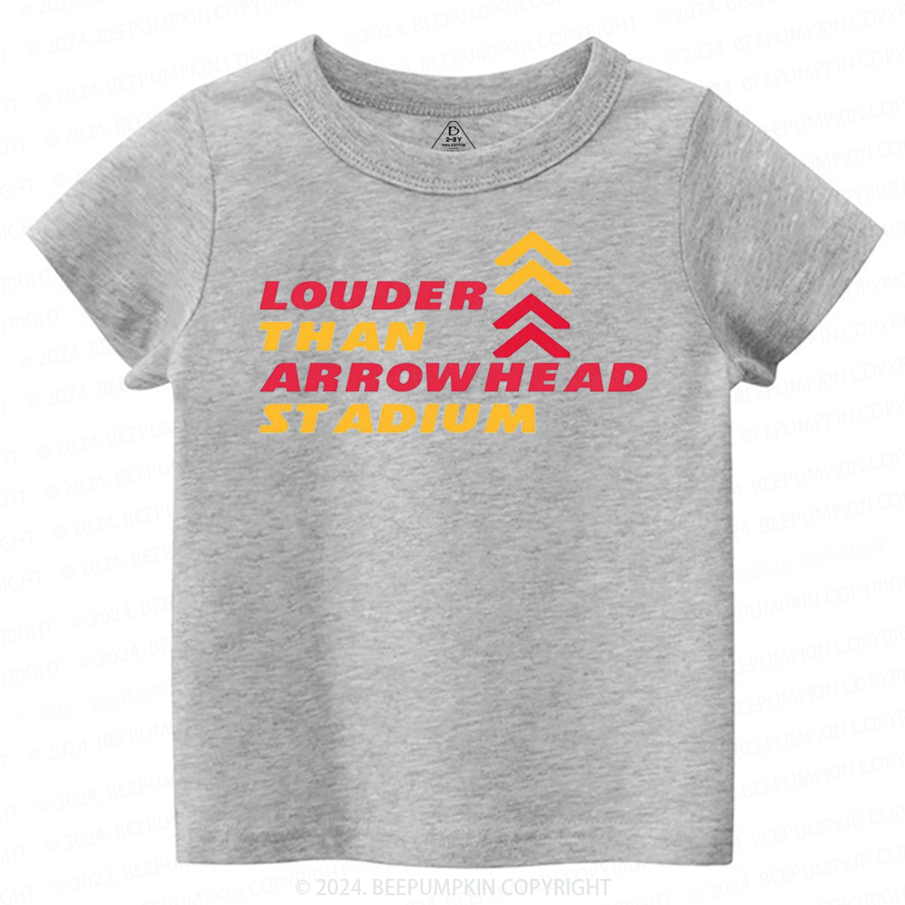 Louder Than Arrowhead Stadium Toddler&Kids Tees Beepumpkin 