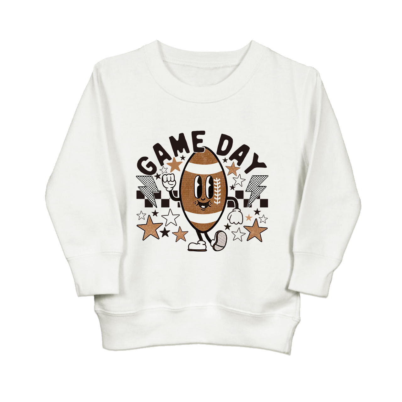 Football Game Day Kids Sweatshirt  Sale-Beepumpkin™