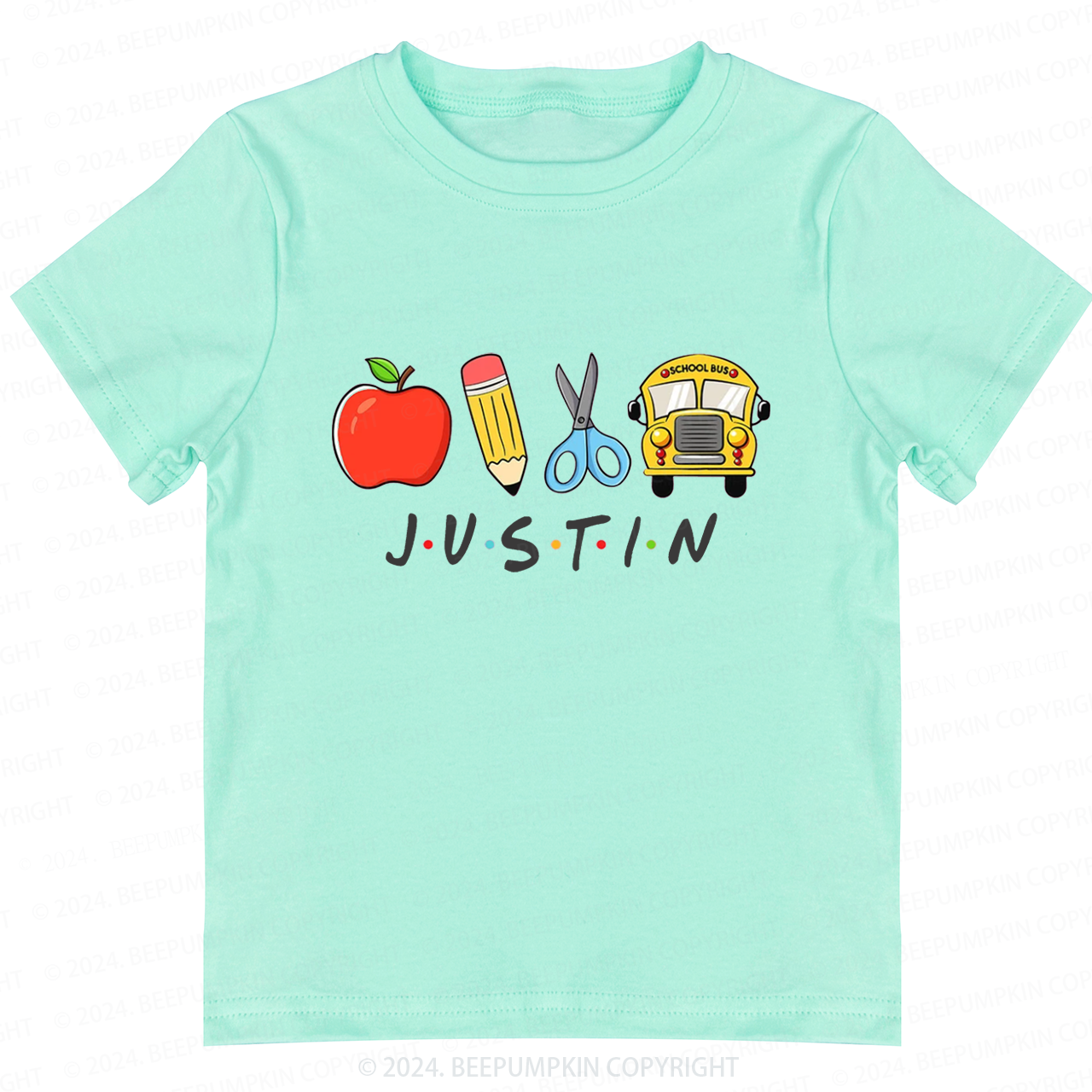 Personalized Cute Letter Back To School Shirt 