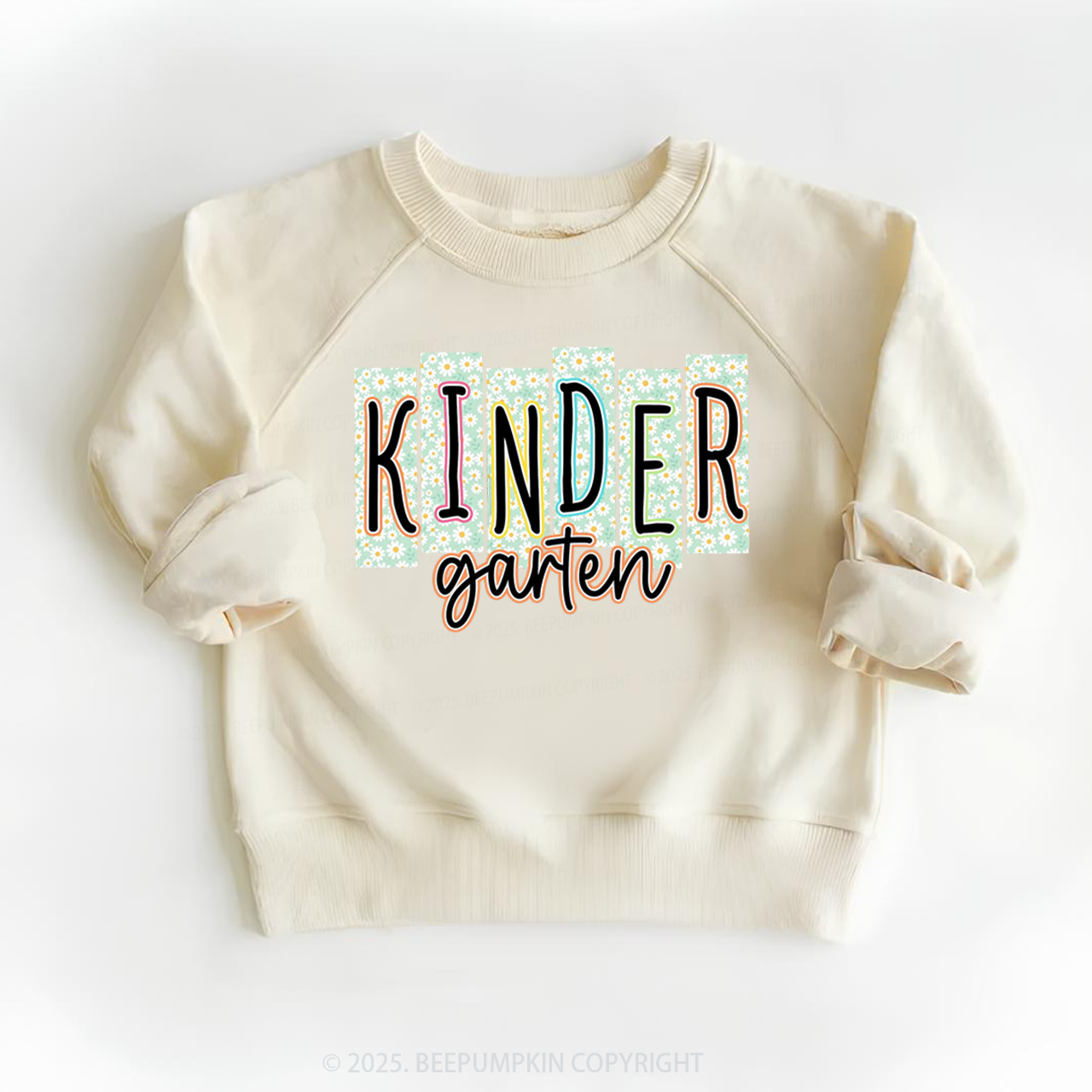 Personalized Floral School Days Kid's Sweatshirt