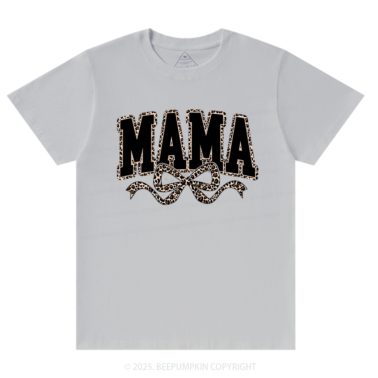 Mama Leopard Coquette Bow T-Shirts Beepumpkin
