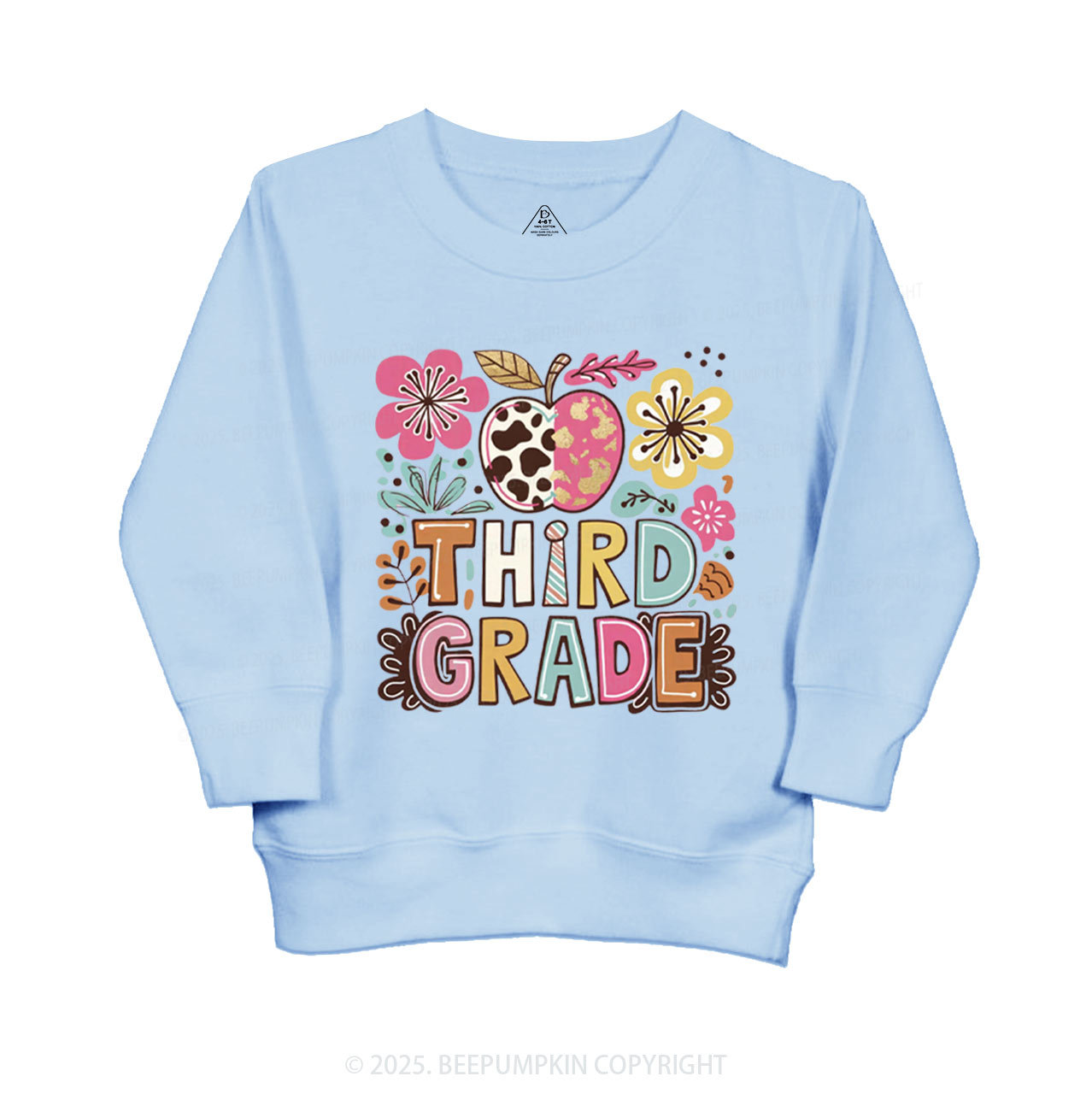 Personalized Apple Blossoms Kid's Sweatshirt